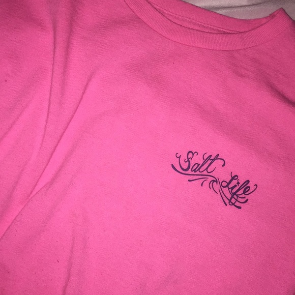 Pink salt life shirt Clearance